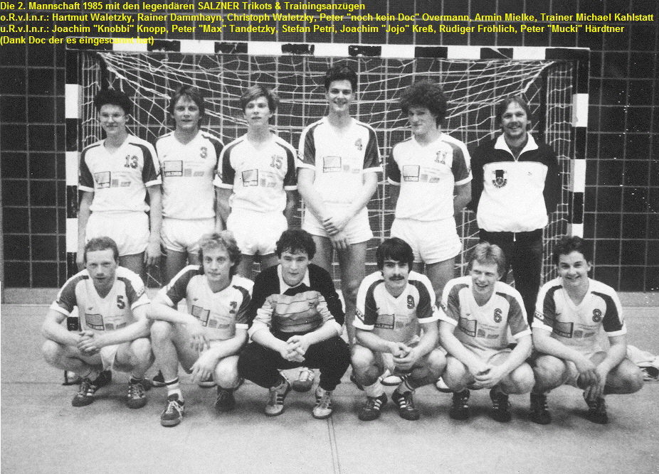 2. Mannschaft 1985