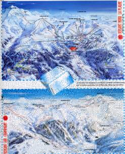 Das Skigebiet von La Plagne (13.03.1999 - 19.03.1999)